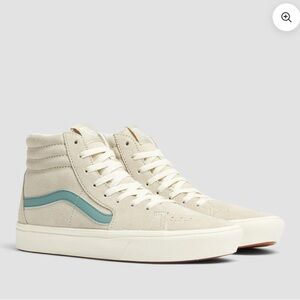 VANS COMFYCUSH SK8-HI HIGH TOP SHOES - GROWING EVERYDAY OATMEAL size 8